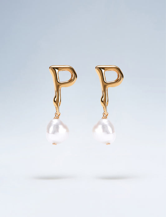 P ~ Identity Earrings