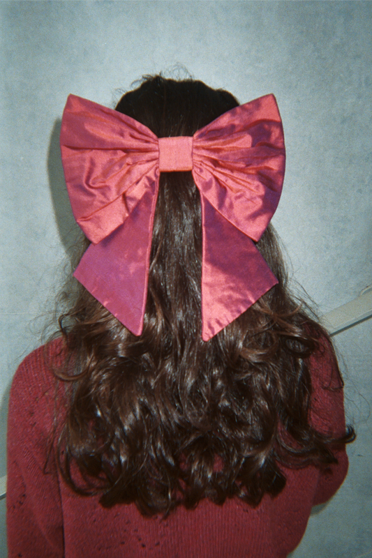 Pussy Cat Bow ~ Red