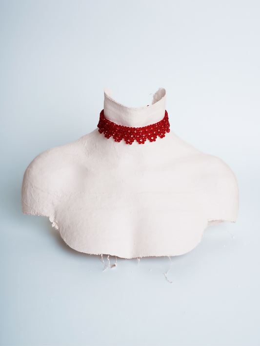 Temptress Choker ~ Red